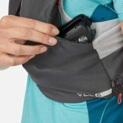 Rab Veil 6 Litre Lightweight Running Vest -Outdoor Research Store RAB Veil 6 Litre Lightweight Vest Gargoyle Graphene 08