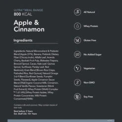 Radix Nutrition Ultra Breakfast Apple & Cinnamon Whey Protein - 800kcal -Outdoor Research Store Radix Nutrition Ultra Apple Cinnamon Whey Protein 03 1