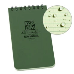 Rite In The Rain Polydura Waterproof Spiral Notebook - 3 X 5 -Outdoor Research Store Rite in the Rain Spiral Notebook 3x5 Green