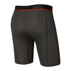 SAXX Kinetic HD Light-Compression Mesh Long Leg Brief -Outdoor Research Store SAXX Kinetic HD Long Leg Grey Stripe 02