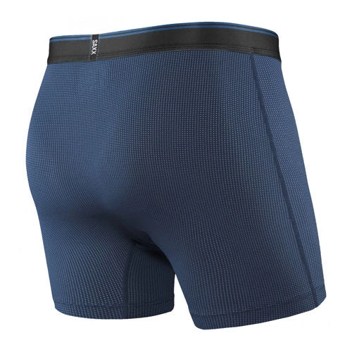 SAXX Quest Quick Dry Mesh Boxer Fly Brief - Midnight Blue 4 SAXX Quest Quick Dry Mesh Boxer Fly Brief - Midnight Blue - Image 2