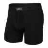 SAXX Vibe Mens Boxer Brief -Outdoor Research Store SAXX VibeMensBoxerBrief Black Black 01