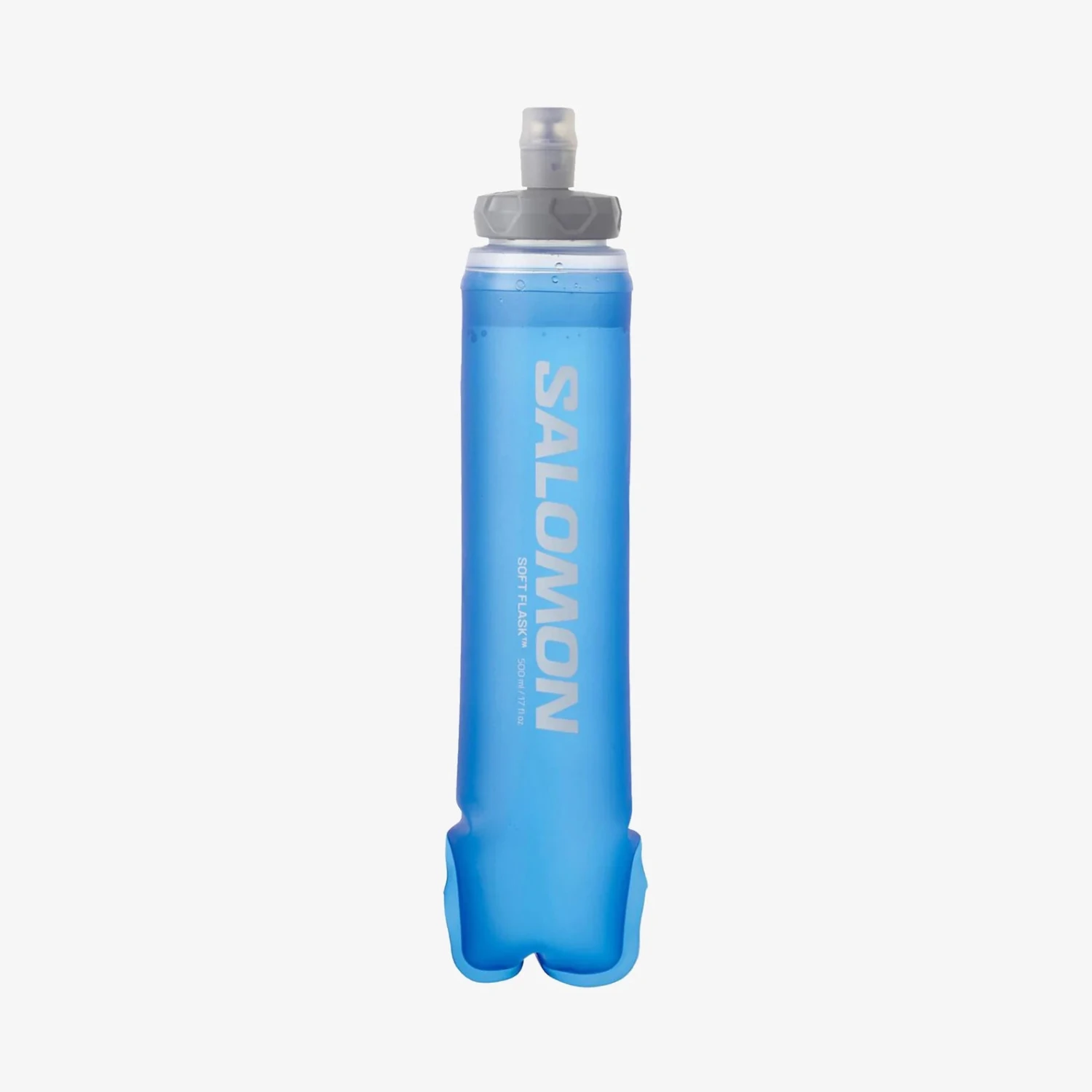 Salomon Soft Running Flask 500ml/17oz 42 Clear Blue 3 Salomon Soft Running Flask 500ml/17oz 42 Clear Blue
