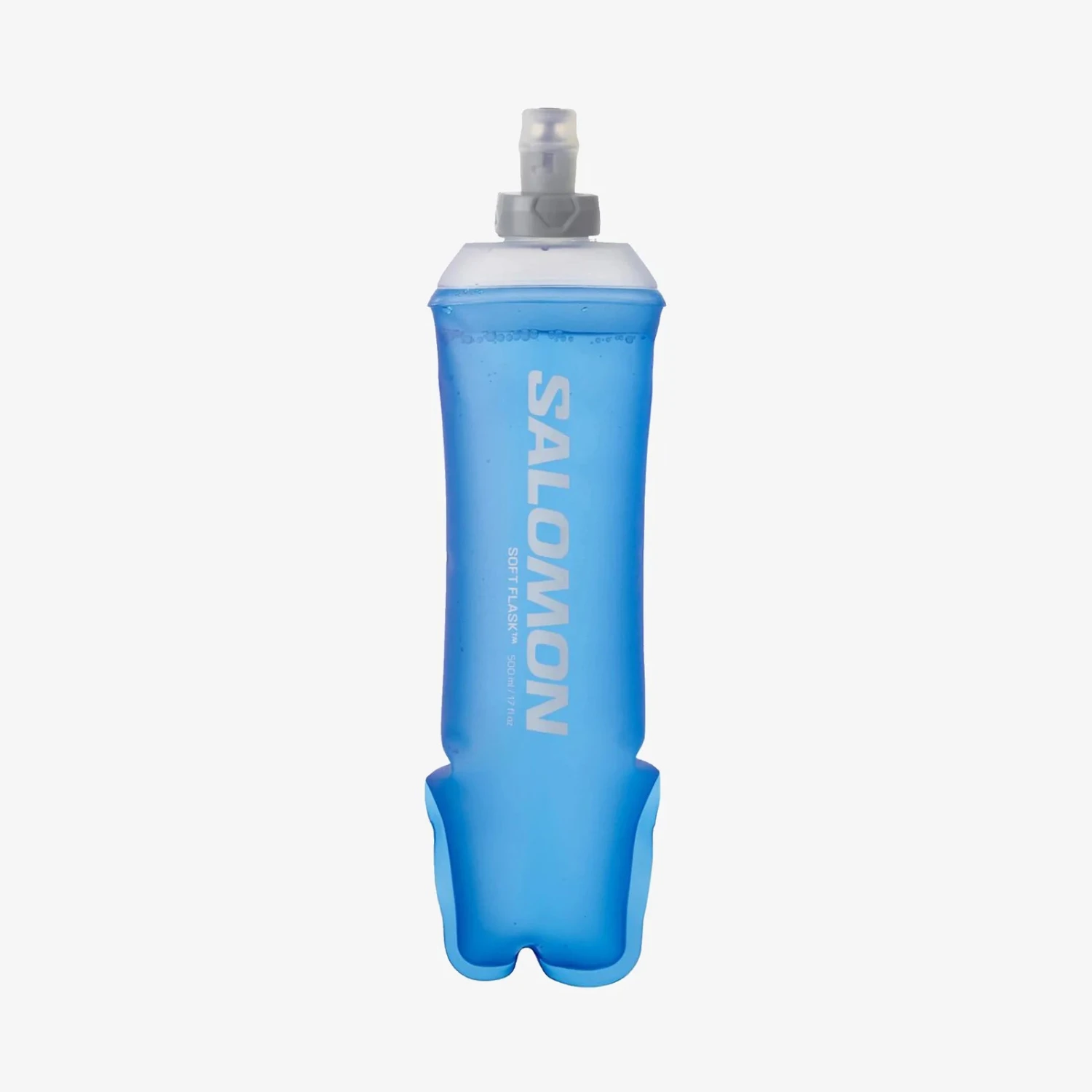 Salomon Soft Running Flask 500ml/17oz 28 Clear Blue 3 Salomon Soft Running Flask 500ml/17oz 28 Clear Blue