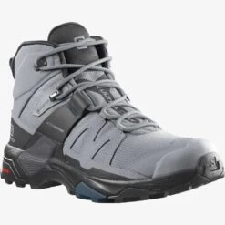 Salomon X Ultra 4 MID GTX Women's Hiking Boot - Quarry/Black/Legion Blue