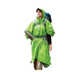 Sea To Summit Nylon 70D Tarp Poncho -Outdoor Research Store Sea to Summit Nylon Tarp Poncho Green Person