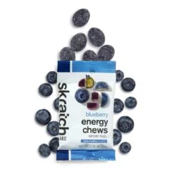 Skratch Labs Sport Energy Fruit Chews - Single -Outdoor Research Store Skratch Labs Sport Energy Chews Blueberry w Caffeine 238045