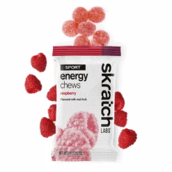 Skratch Labs Sport Energy Fruit Chews - Single -Outdoor Research Store SkratchLabsChewsRaspberry 01