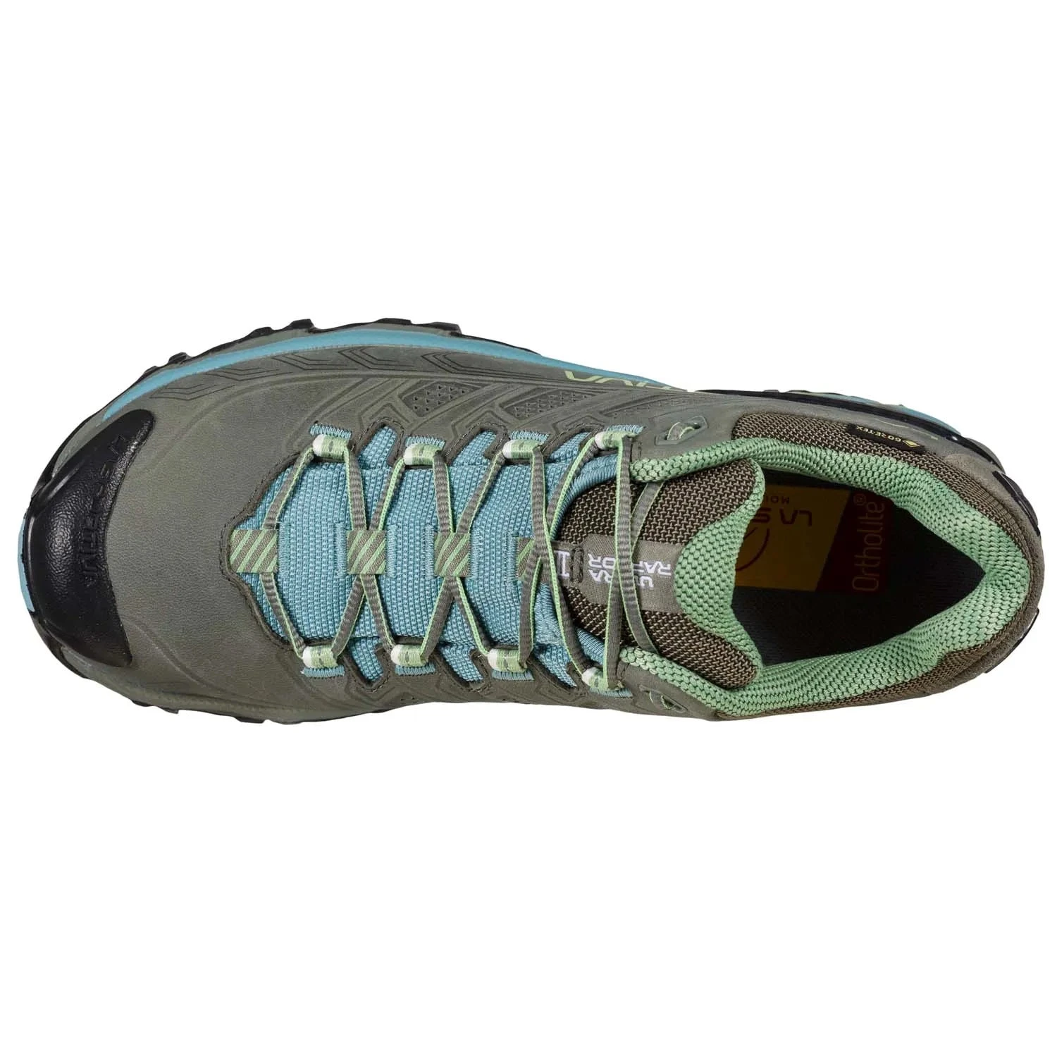 La Sportiva Ultra Raptor II Leather Wide GTX Womens Hiking Shoe - Clay/Mist 6 La Sportiva Ultra Raptor II Leather Wide GTX Womens Hiking Shoe - Clay/Mist - Image 4