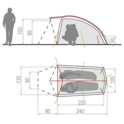 Vaude Hogan UL 2 Person Tent -Outdoor Research Store Vaude Hogan UL 2P Tent Orange 02