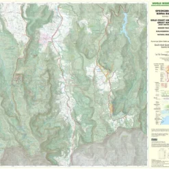 World Wide Maps Springbrook To Binna Burra Great Walk Map