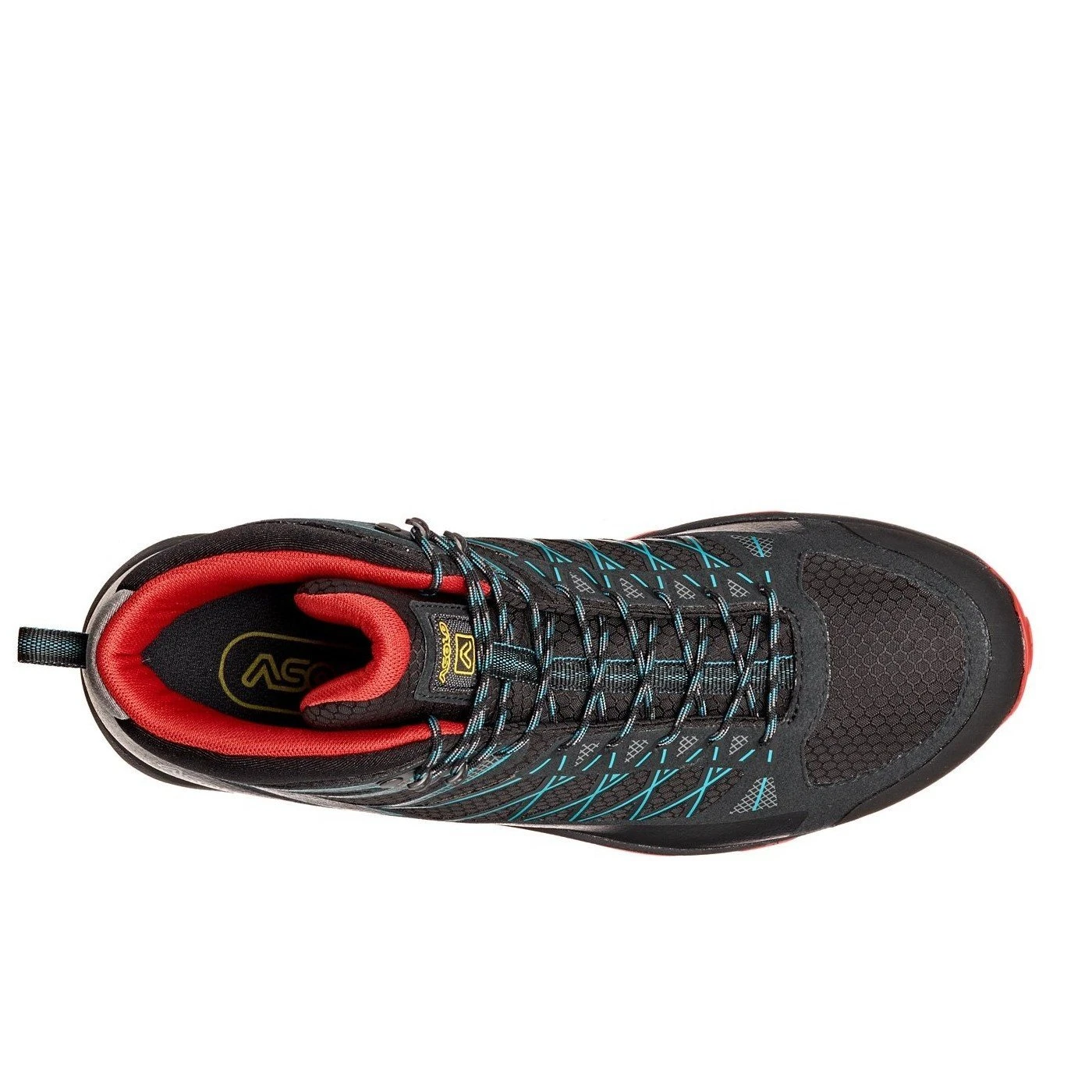 Asolo Grid Mid GV Mens Hiking Boot - Black/Red 4 Asolo Grid Mid GV Mens Hiking Boot - Black/Red - Image 2