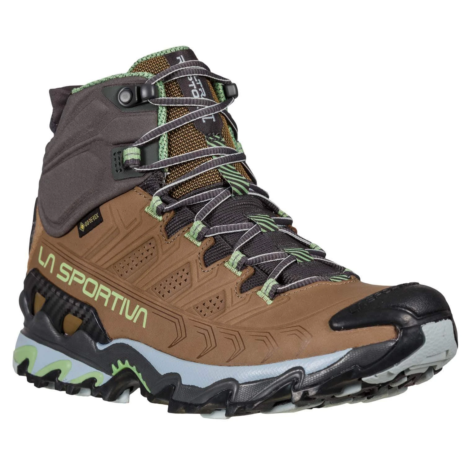 La Sportiva Ultra Raptor II Mid Leather GTX Womens Hiking Boot - Taupe/Sage 4 La Sportiva Ultra Raptor II Mid Leather GTX Womens Hiking Boot - Taupe/Sage - Image 2