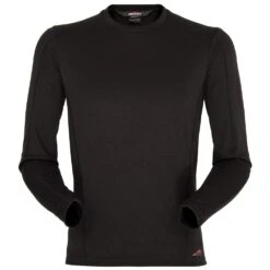 Mont Power Dry Crew Mens Long Sleeve Thermal Top - Black