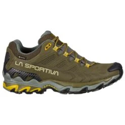 La Sportiva Ultra Raptor II Leather Wide GTX Mens Hiking Shoe - Ivy/Cedar -Outdoor Research Store ultra raptor ii leather gtx man brown 4